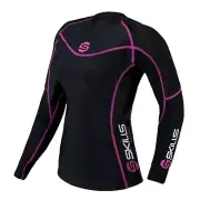 Women's Compression Long Sleeve Base Layer Top Running Gym Skins Training Shirt