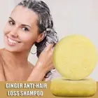 1xGinger Shampoo Bar For Hair Loss Shampoo Soap Natural Ingredients Nice S0Y5