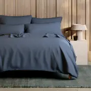 Sheridan Dalison Quilt Cover Set in Indigo Size: Super King Cotton