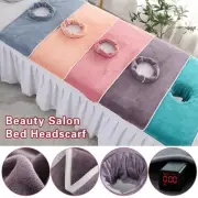 3pcs Soft Velvet Beauty Massage Bed Face Hole Towel SPA Salon Table Towels