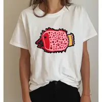 在飛比找蝦皮購物優惠-23SS草間彌生系列T恤 童趣魚圖案印花款小丑魚T恤