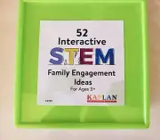 52 STEM FAMILY ENGAGEMENT IDEAS......AGES 3+........BY KAPLAN LEARNING - NEW!!