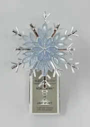 BATH BODY WORKS BLUE SNOWFLAKE LIGHT UP WALLFLOWER PLUG IN HOLDER SCENT CONTROL