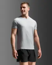 Aero Tee, 2XU, XS, Weathervane/Black Reflective, Male
