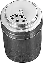 UPKOCH Stainless Steel Seasoning Jar Rub Container Tins Containers Seasoning Container Storage Tins Cheese Shaker Condiment Jar Pepper Dispenser Seasoning Bottles Automatic Sugar Bowl