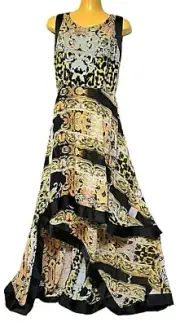TS TAKING SHAPE plus size XXS / 12 Jockey Dress hi-lo layered floaty NWT rrp$230