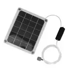 HG Solar Pond Aerator Waterproof 20W Noiseless Solar Aquarium Air Pump With Air