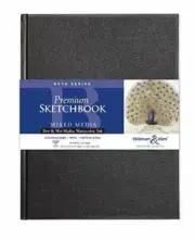 Stillman & Birn Beta Hardbound Sketchbook, A4 270 GSM White, Cold Press Surface