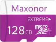 MAXONOR 128GB Micro SD SDXC Memory Card High Speed Class 10 with Micro SD Adapt