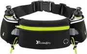 Running Belt with Water Bottles(2 x 175ML), Hydration Belt Waterproof Waist Pack
