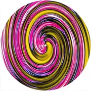Slipmat Slip Mat Scratch Pad Felt for any 12" LP DJ Vinyl Turntable Record Player Custom Graphical - Spiral 7