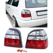 ✅ Red/Clear Tail Light Set Golf Mk3 FREE SHIPPING ✅ (for: Volkswagen)
