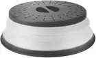 Collapsible Microwave Lid Food Cover Plate Covering Kitchen Tools BPA Free Black