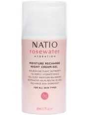 [Natio] Rosewater Hydration Moisture Recharge Night Cream-Gel 80ml