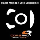 Corepad Skatez Razer Mamba Elite Ergonomic Mouse Feet Hyperglides PTFE Teflon