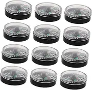 12pcs Outdoor Compass Compasses for Compass Compass Backpacking Compass Plastic Compass Pirate Compass Car Compass Camping Compass Pocket Compass for Hiking