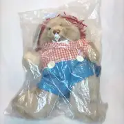 1988 New-Mary Meyer-"Bearly Raggedy" Teddy Bear, Plush, Unopened Packaging.