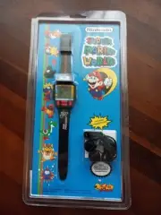 Nelsonic Nintendo Super Mario World Game Watch w Headphones Mint CIB Rare