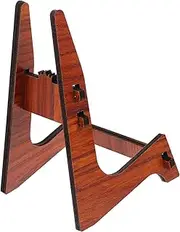 KAILIKETIY Folding Portable Ukulele Stand Durable Wooden Support Bracket for Ukuleles Violins Lightweight Detachable Design for Beginners Sturdy Floor Holder