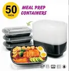 ReMeal Prep Containers with Lids, Microwavable , Freezer Safe, 50 Pack