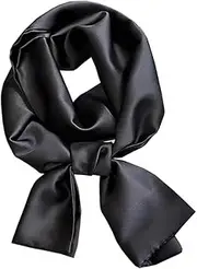 [Ecroon] Silk Scarf, Long Scarf for Women, High-Quality Silk Scarf, Neckerchief and Chiffon Scarves, Women's Waist Band