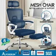 ALFORDSON Mesh Office Chair Racing Ergonomic Executive Computer Recliner Work