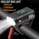 Bicycle Lights LED Headlight Front Rear Bike Light Set Waterproof Rechargeable