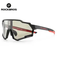 在飛比找蝦皮商城優惠-Rockbros 自行車眼鏡偏光光感電子變色液晶鏡片陰影公路
