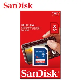SANDISK 8G 16G 32G Class 4 C4 SDHC 相機專用 記憶卡 大卡