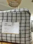 Adairs king Quilt Cover In Natural Yarns Woven With Standard Pillowcases/ New