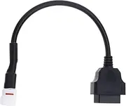 ECSiNG Motorbike 4 Pin OBD2 Diagnostic Cable Compatible with FJR 1300 FZ09 MT09 Tracer MT10 FZ10 MT07 MT09 FZ-10 MT-10 XSR 700 XSR 900 R6 R1 TMAX 530