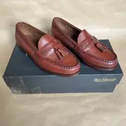 New | Allen Edmonds | Men’s Size 7.5 3E | Maxfield Loafer Moccasins | Chili