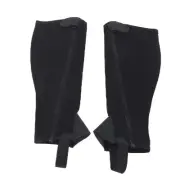 (CM)2pcs Half Chap Black Flexible Mesh Equestrian Half Chap For Children Ho CH