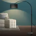 Modern LED Arch Floor Lamp for Study Living Room Bedroom Office Light Corner Flo