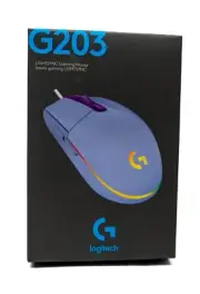 Logitech G203 Wired Gaming Mouse, 8,000 DPI, Rainbow Optical Effect LIGHTSYNC