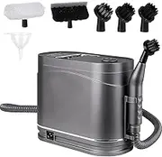 1500w Handheld Steam Cleaner, 105-130°C Multipurpose Steam Cleaner with 5 Brush Head, 2 Cleaning Modes, 1200ML Water Tank, Handheld Steamer, for Carpet, Floors, Tiles, Car, Shoes