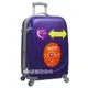 《葳爾登》Travelhouse旅行之家20吋硬殼行李箱360度登機箱旅行箱20吋6020紫色
