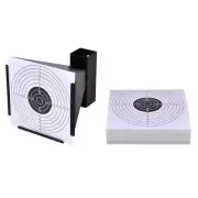 14cm Funnel Target Holder with 100 Paper Shooting Targets for Pellet Trap