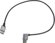 COSMEVIVI Right Angled Male to Male Video Cable Wire for Tv Computer Flexible Connector for Tight Spaces High Definition Transmission