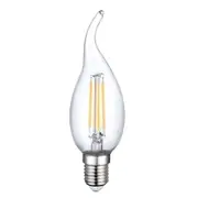 LV Luce LED 4W Filament E14 C35T - Pull Tail - Flame Tip - Chandelier Bulbs