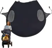 Stroller Shade,Breathable Baby Stroller Canopy - Quick-Release Full Coverage Protective Sunshade, UV Protection Baby Supplies for Travel Beach Day Hot Day Strolls