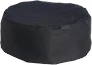 [ANDRESLAD] Breathable Black Mesh Chef Hat with Adjustable Strap One Skull Cap for Catering Professionals Comfortable Blend for Chefs and Cooks