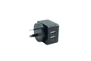Dual USB Power Adaptor Smart Phone Charger 5V 3SIXT