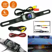 170° Car Rear View Backup Camera Parking Reverse License Plate Cam Waterproof