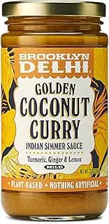 Brooklyn Delhi Golden Coconut Curry Simmer Sauce 340 g