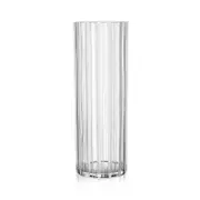 Orrefors Cut In Number Stripes Vase, Large