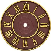 MUELODSIC Roman Numerals Cuckoo Clock Movement Kit Artistic Design Accurate Time Decorative for Kitchen Bedrooms