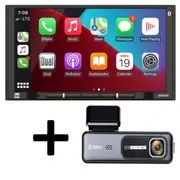 Dual DCPA701W Media Receiver w DASH CAMERA