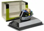 Minichamps Valentino Rossi AGV Helmet Misano MotoGP 2018 - 1/8 Scale