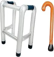 The Frame Blow up Walking Stick Party Zimmer Frame Blow up Zimmer Frame Stick Walking Sticks Canes Zimmer Frame Toy Novelty Party Props Inflatable Walking